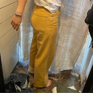 Imogene + Willie Catherine trouser jeans in yellow ochre